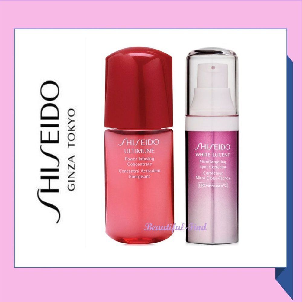 white lucent Microtargeting Spot Serum 9ml & Ultimune Power Conc. 10ml Bundle Ne